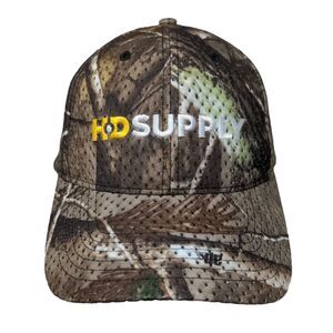 HD Supply Strapback Hat Camouflage One Size Adjustable Embroidered 6 Panel
